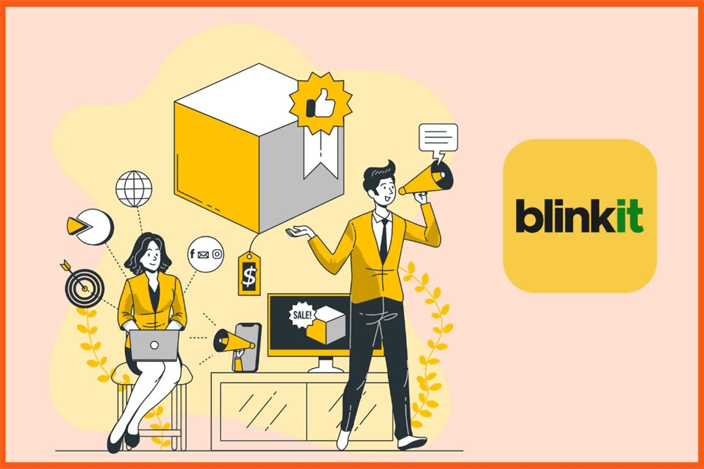 Blinkit marketplace operations and seller management visual