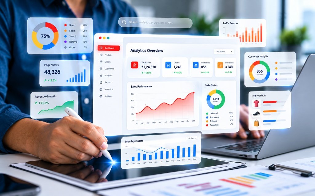 Custom business tools and seller analytics dashboard by Sell Karo Online