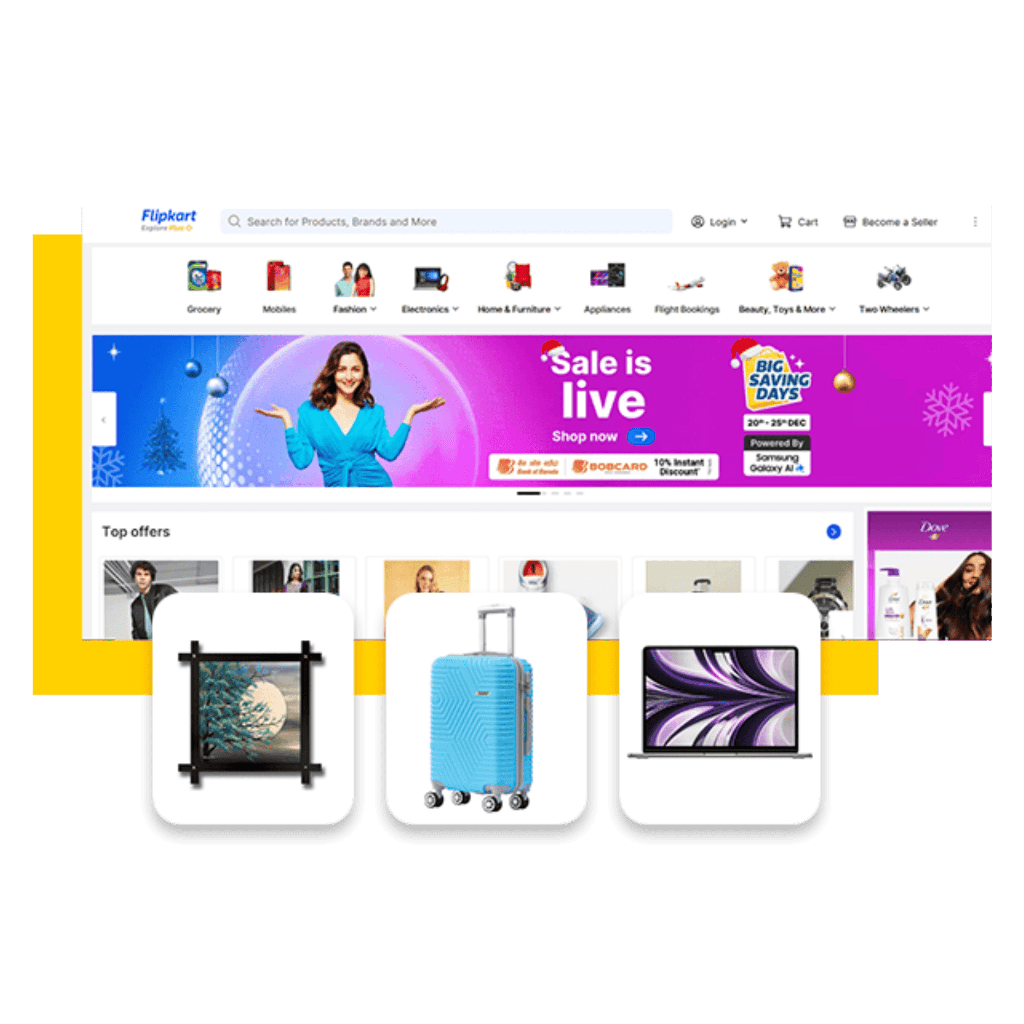 Flipkart Storefront and Category Catalog