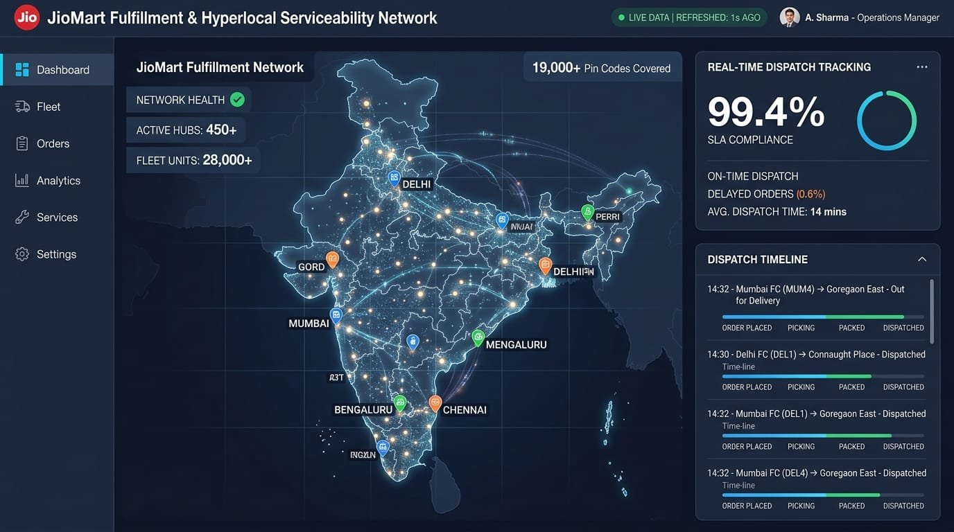JioMart Hyperlocal Fulfillment Network