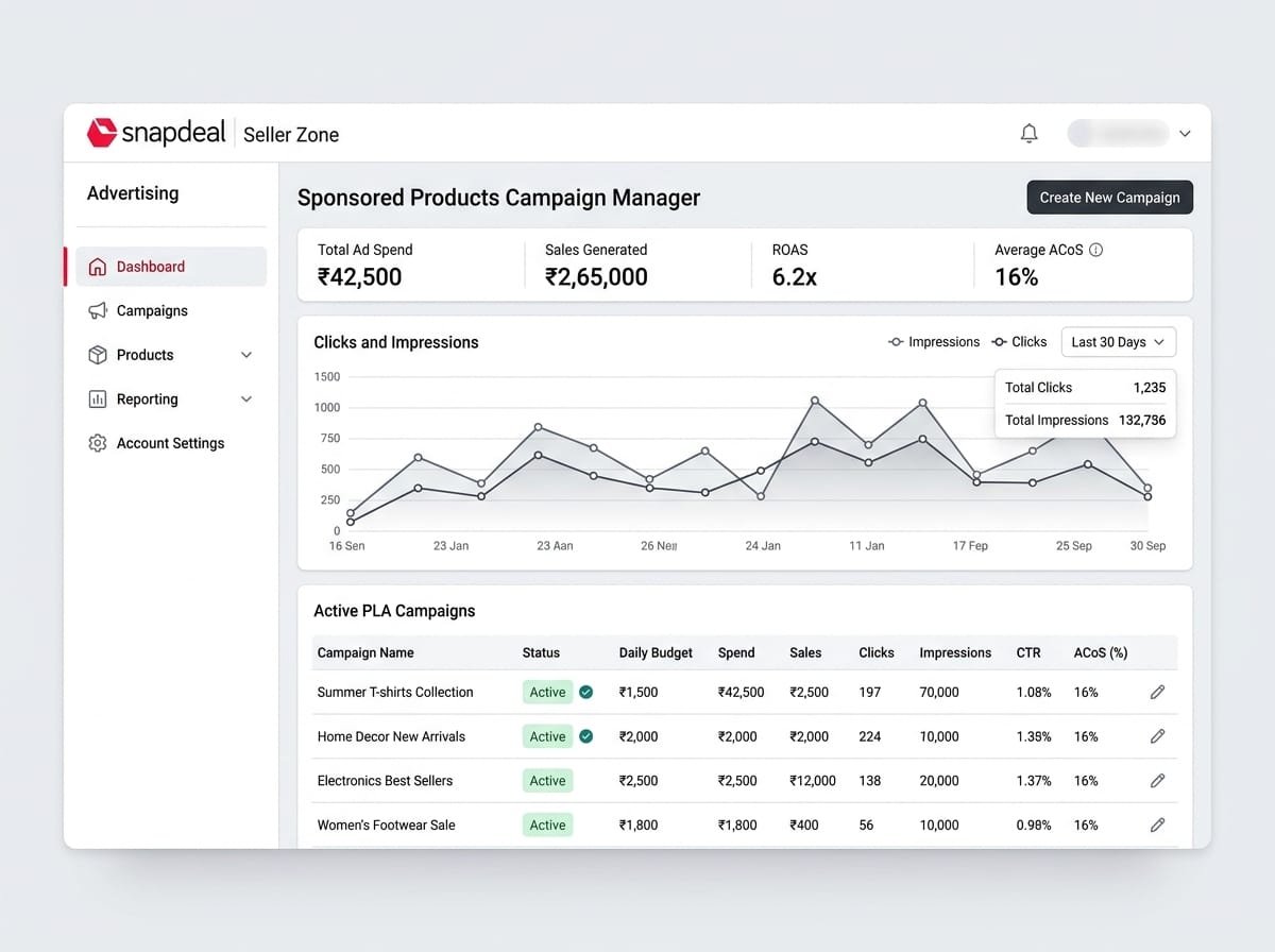 Snapdeal Sponsored Ads & PPC